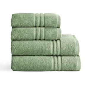 Set de serviettes éponge 100% Coton Éponge Peigné - 700 g/m2 MUSGO
