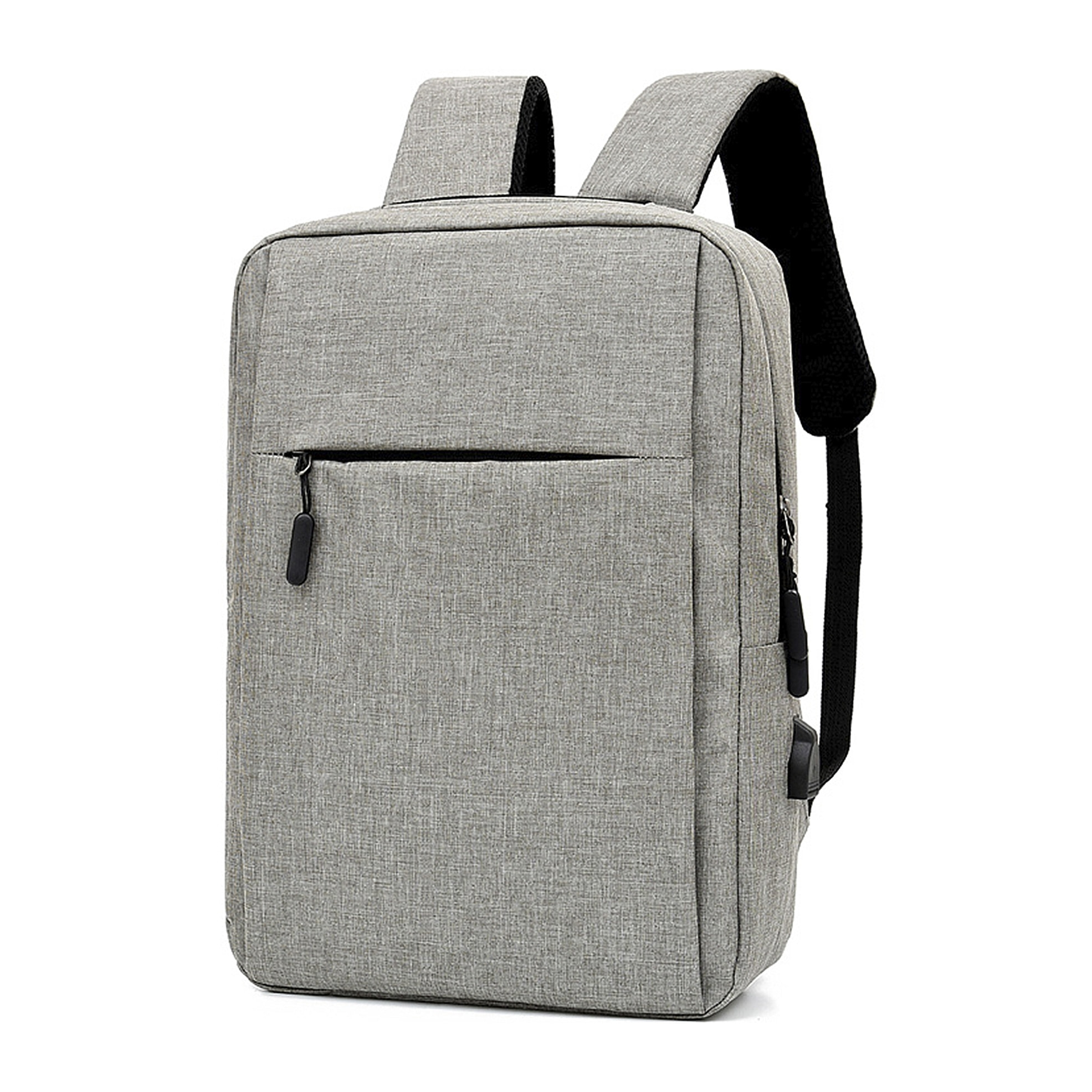DAM Zaino per laptop  con interfaccia di ricarica USB. 30x13x42 cm. Grigio