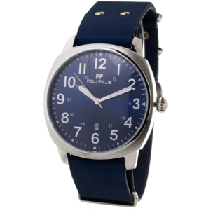 Reloj Folli Follie WT14T0015DV Hombre Analogico Cuarzo con Correa de Cuero