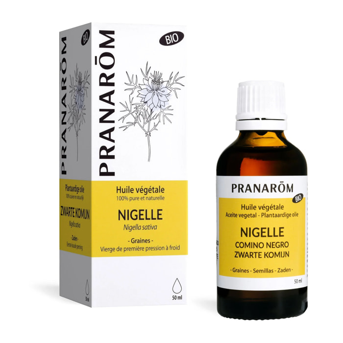 Pranarom - Huile Végétale de Nigelle - Bio - 50 ml