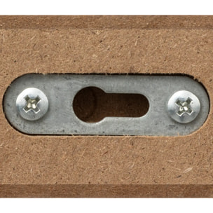 Étagère d'angle "Fixy" effet chêne naturel