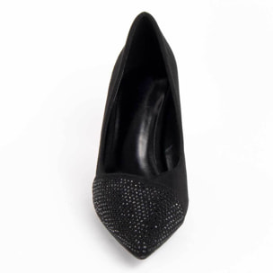 Zapato De Tacón - Negro - Altura: 7 Cm