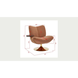 Fauteuil pivotant Pigalle Kare Design