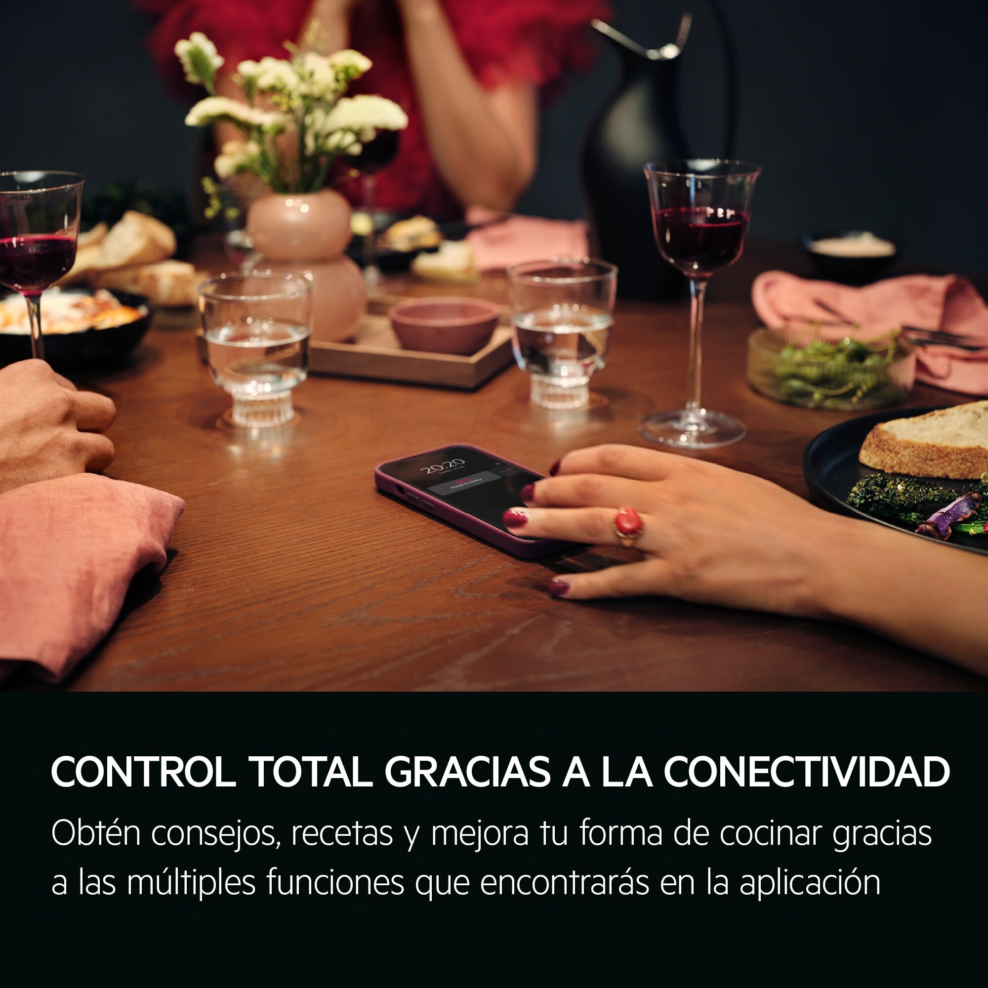 AEG Horno multifunción Serie 6000 SenseCook con Display LED Explore OS6PB511AB