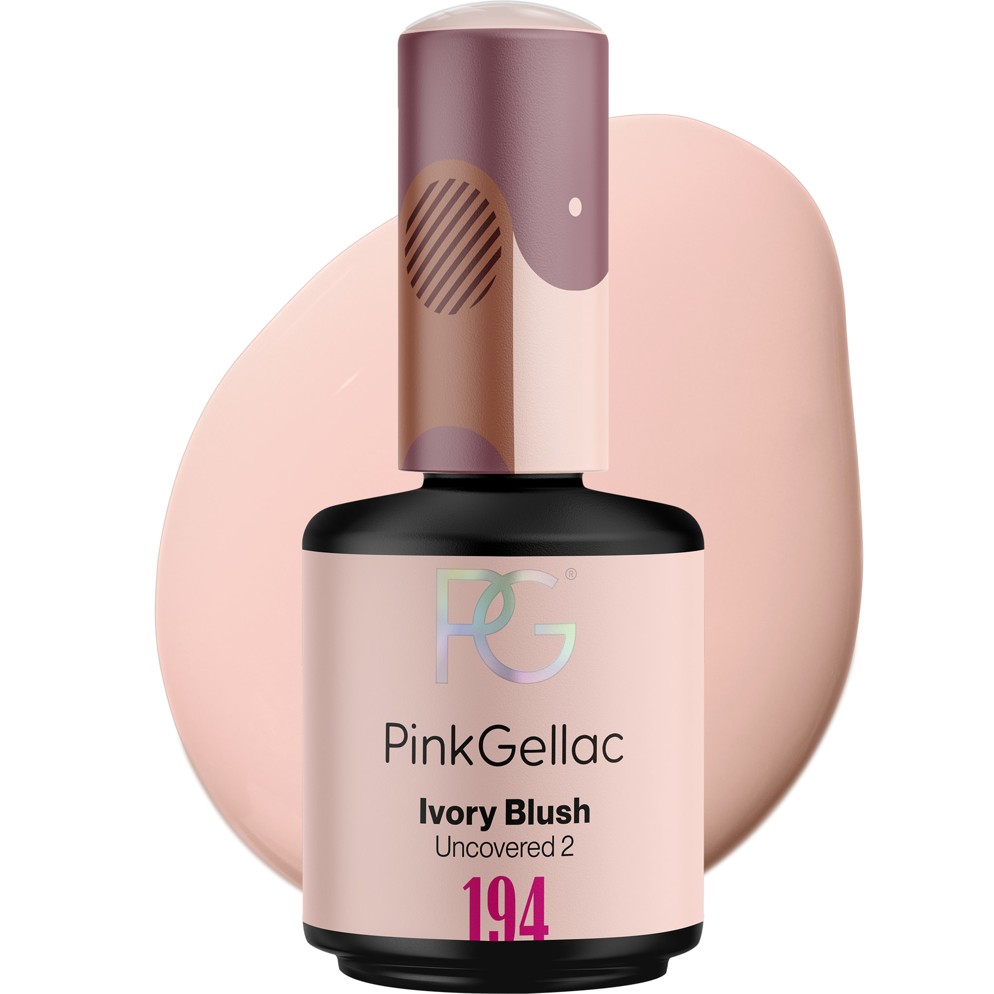 Vernis semi-permanent - 194 Ivory Blush - 15 ml