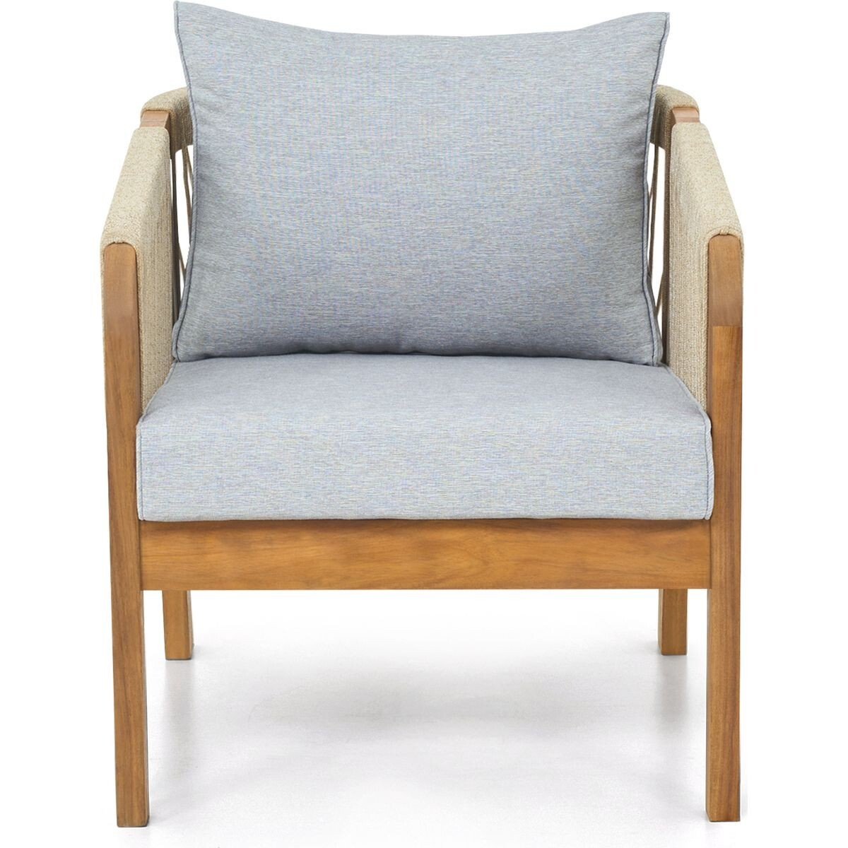 Lot de 2 fauteuils de jardin en bois FSC - SYMI