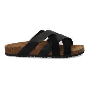 Sandalia para hombre con tiras cruzadas.