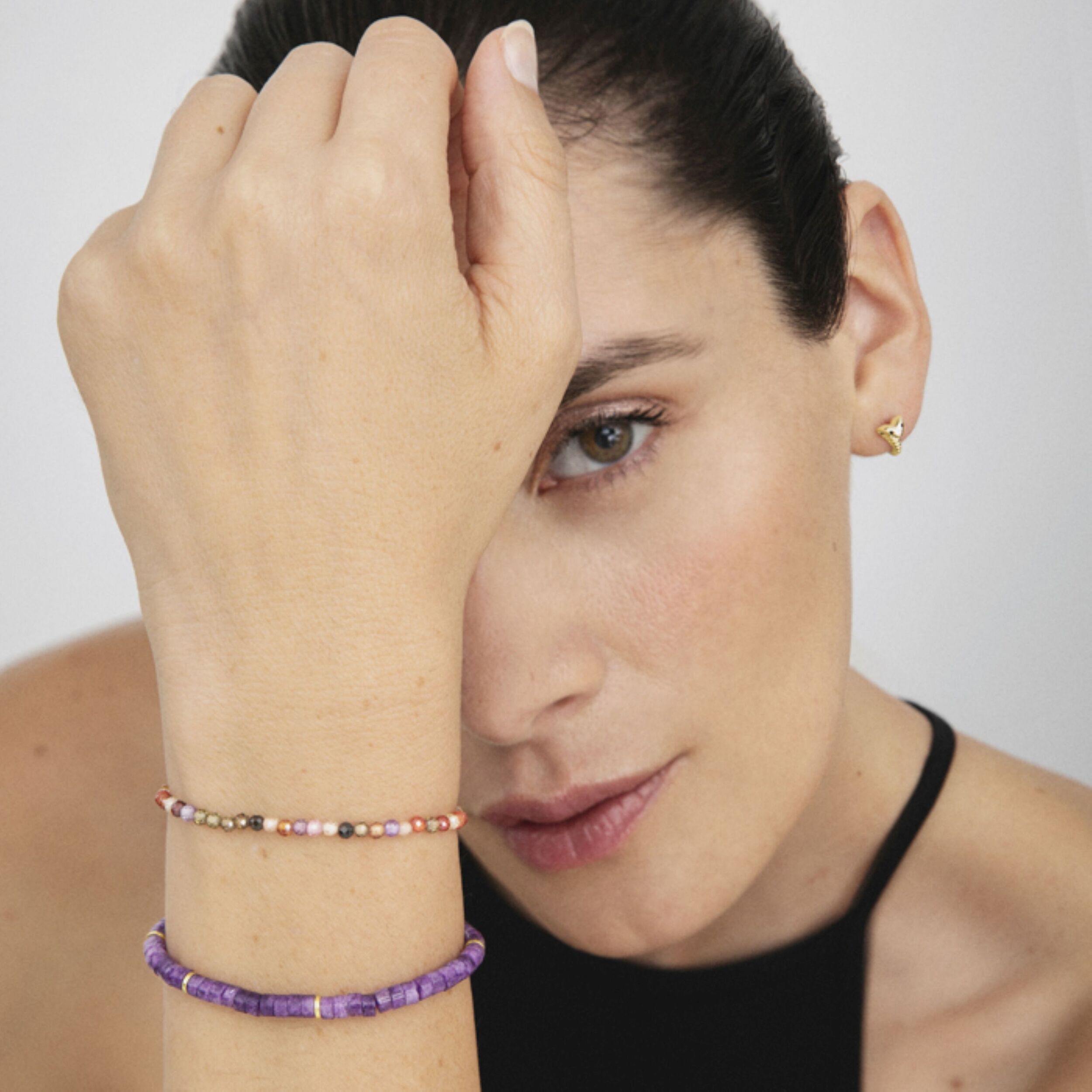 Pulsera Ufela acabado oro amarillo 18k