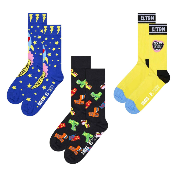 Calcetines 3 pack elton john