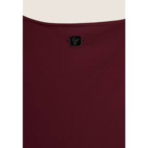 Body scollo quadrato in tessuto brevettato traspirante