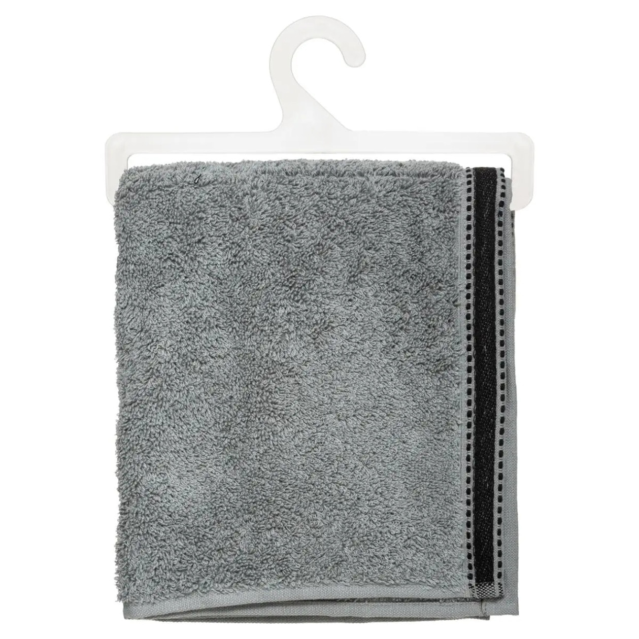 Serviette de toilette "Joia" - coton 550 gr/m² - gris foncé 50x90 cm