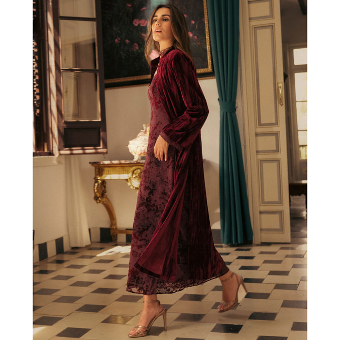 Caftan de terciopelo