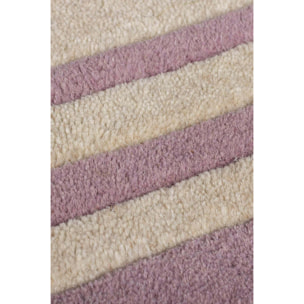 Tapis de couloir en laine à bordure festonné LOIS