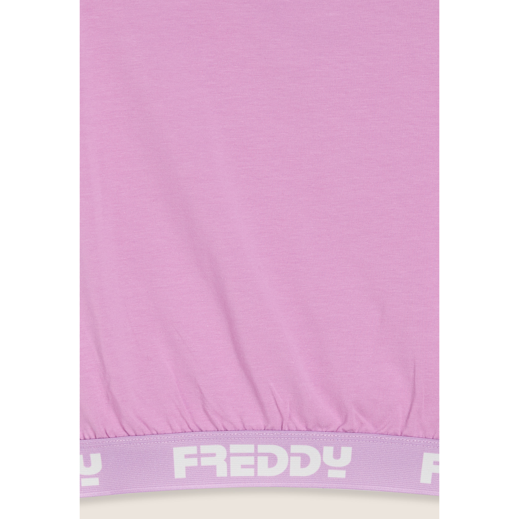 Top senza maniche con elastico jacquard logato