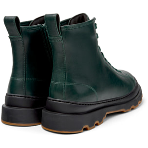 Botines - CAMPER Brutus+ - Verde - Cuero liso