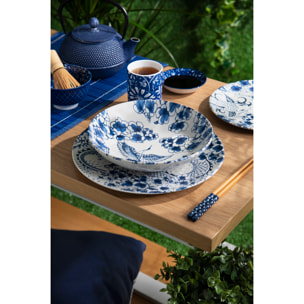 Servizio piatti 18 pezzi Excelsa – Zen, Ceramica Blu