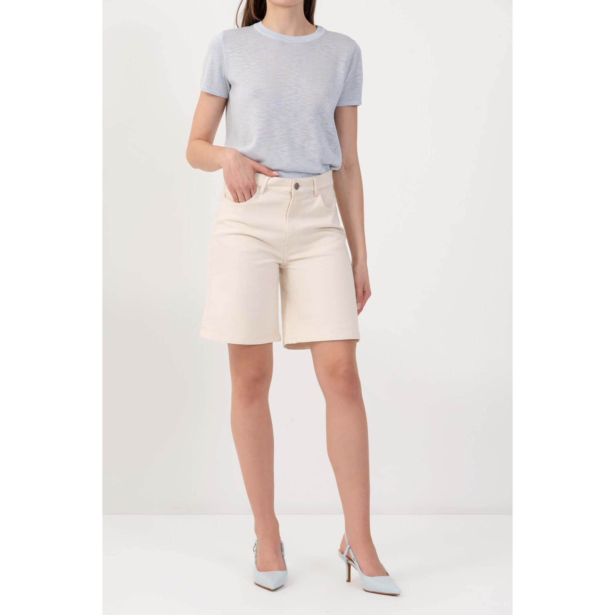 Kocca - Shorts con risvolto Donna