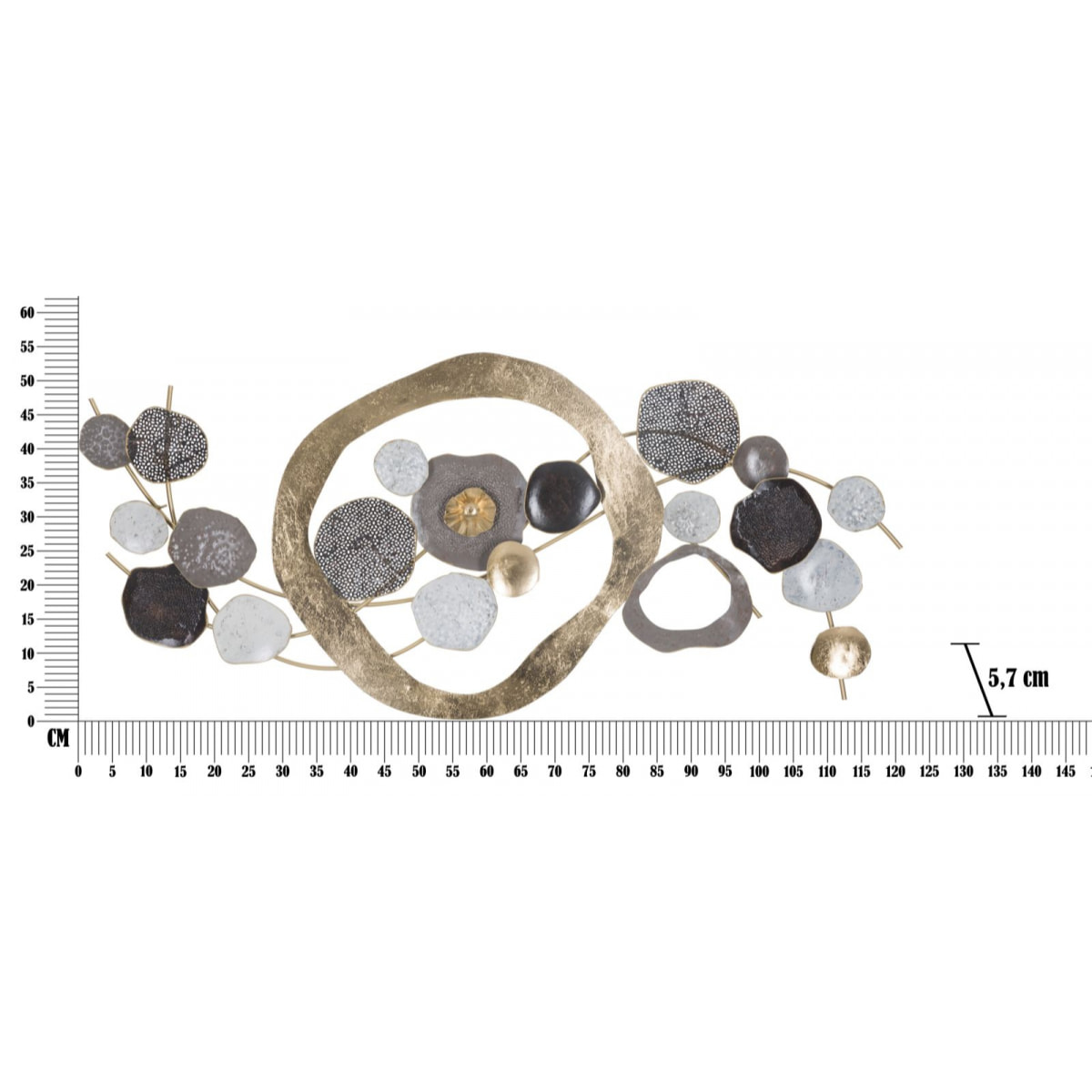 PANNELLLO IN FERRO INDRY CM 121X5,7X54,6