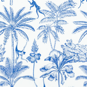 Abattant wood slim déclipsable esprit palmeraie - Bleu