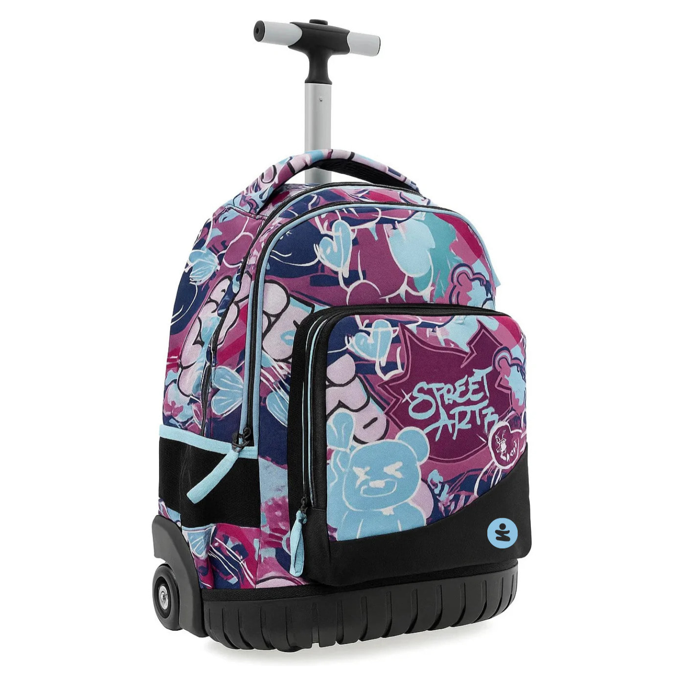 beSmart - ZAINO TROLLEY PREMIUM ORGANIZZATO STREET ART