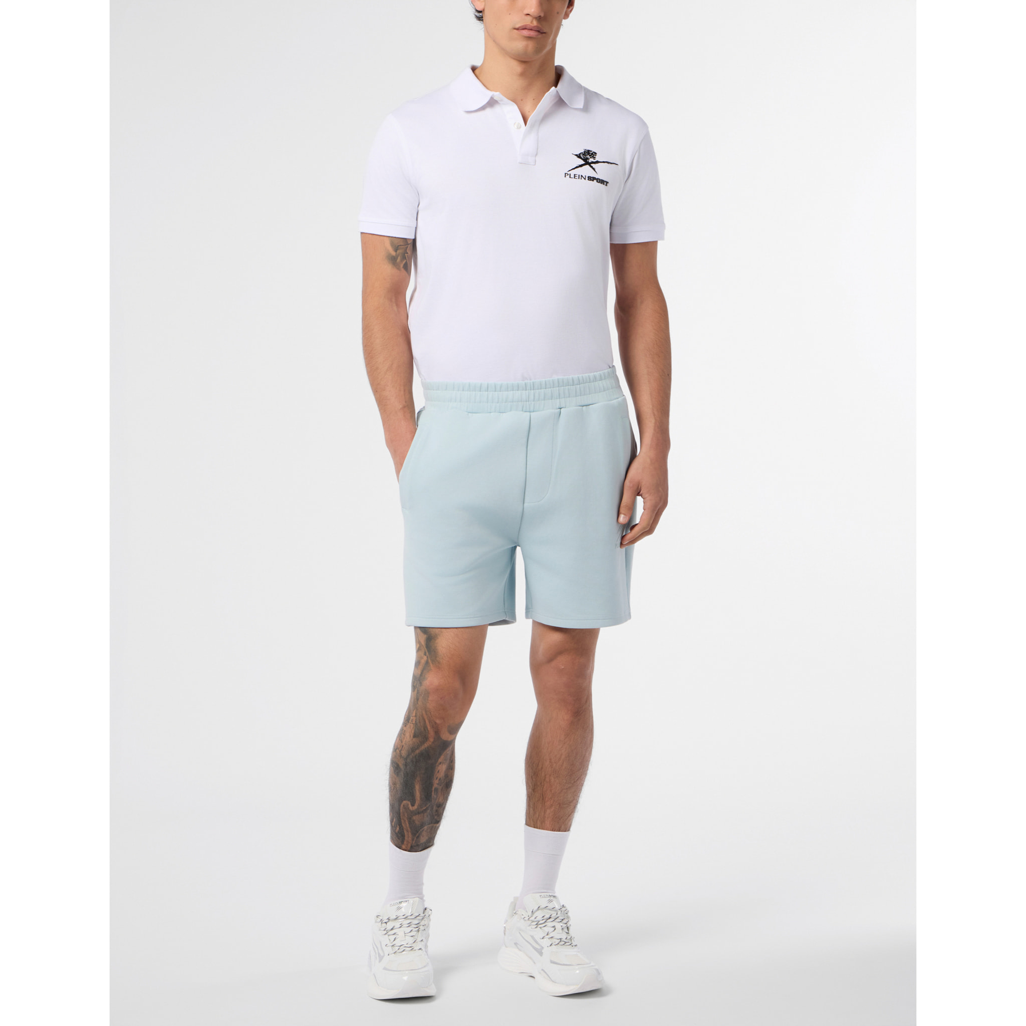 PLEIN SPORT Pique Jogging Shorts Icon