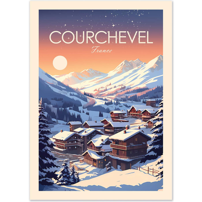 Affiche - Courchevel - Studio Inception