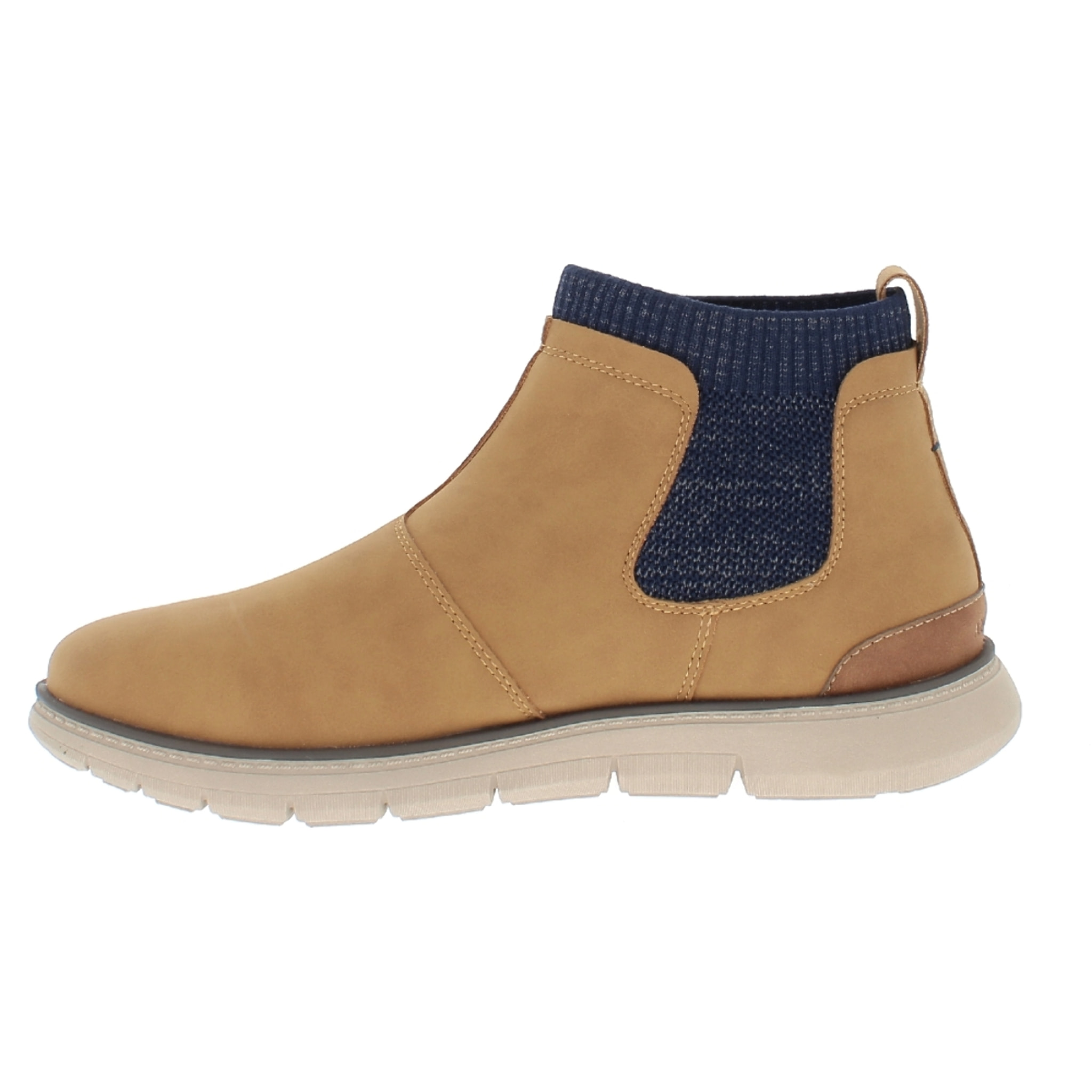Armata di Mare Scarpe Uomo Stivaletti Chelsea Boots con Soletta Rimovibile in Memory Foam AMU W24L636 Ocher