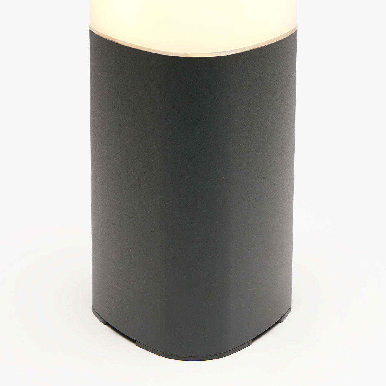 Forlight Baliza Exterior IP44 Mandela 300mm E27 15W - Iluminación Cálida y Segura para Jardines y Caminos, Diseño Aluminio Gris Urbano, Compatible con LED, Resistente a Impactos y Salpicaduras