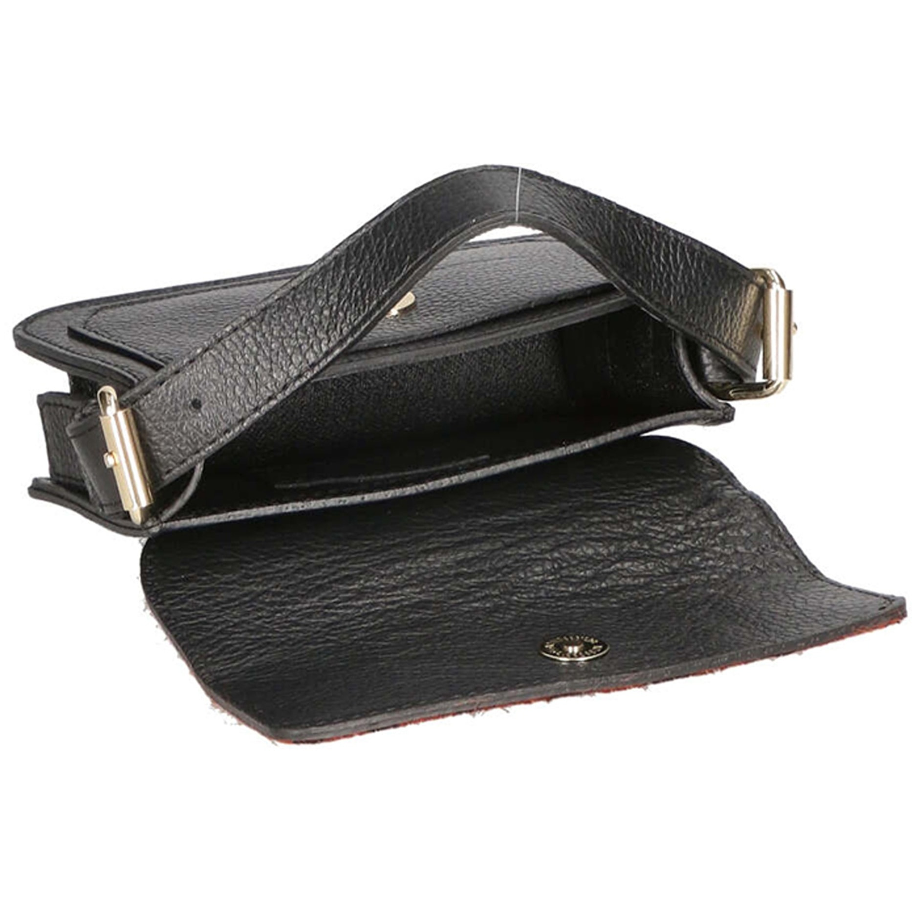 Borsa a mano da donna - Modello Aleide - Vera pelle - 18.0 x 11.0 x 6.5 cm