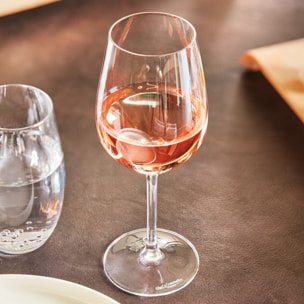 6 verres à pied 35 cl