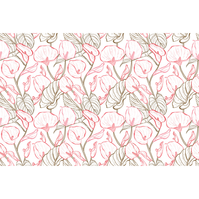 Sticker meuble tropical kinzika 40 x 60 cm