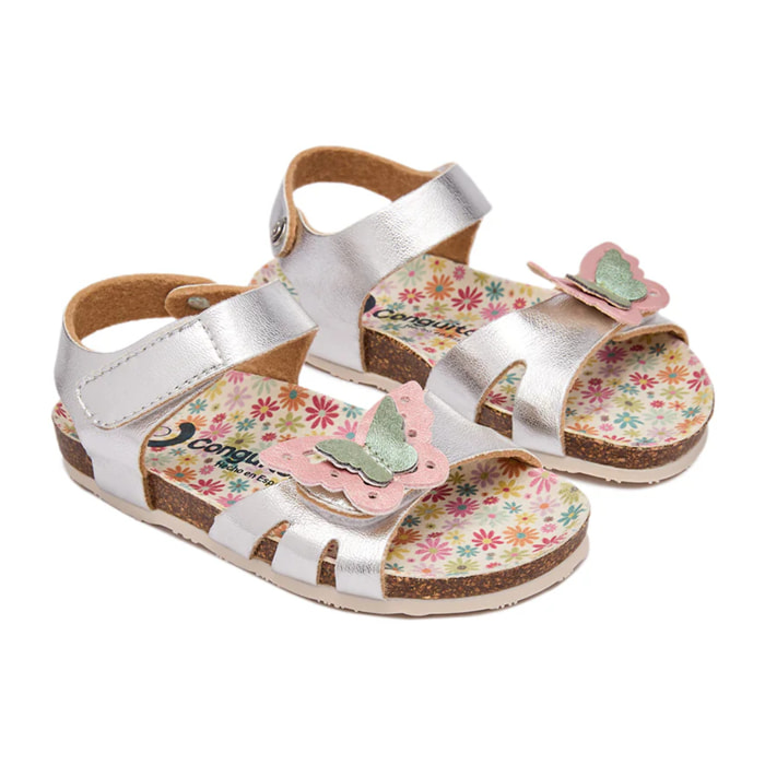 Sandalias Planas Ecológicas Estampado Mariposa Planas