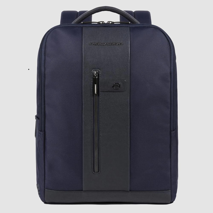 Piquadro Zaino porta pc 15,6 in tessuto riciclato