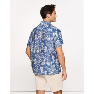 Camisa Manga Corta Azul Marino - Westcoast