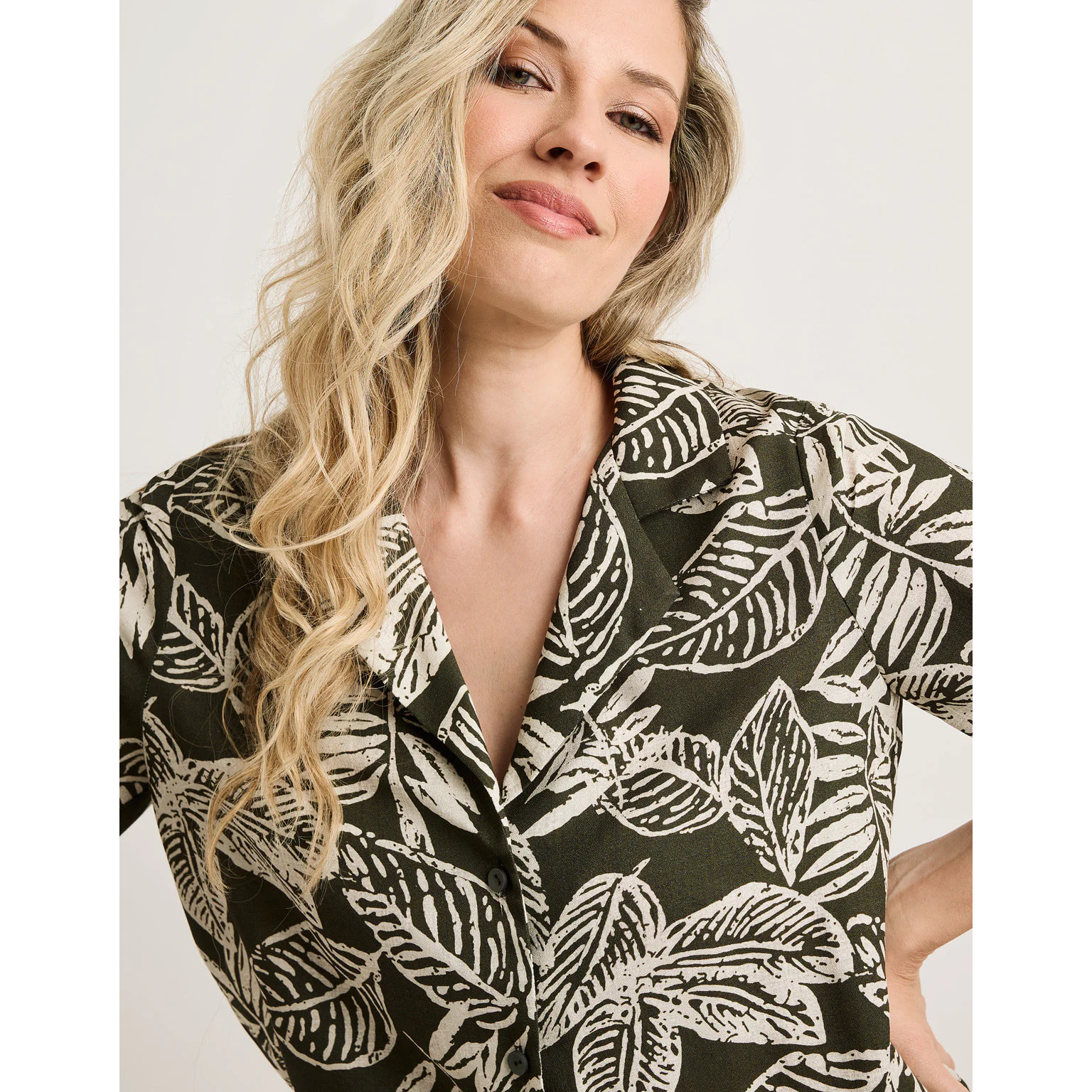 Camisa Manga Corta Verde - Bajita