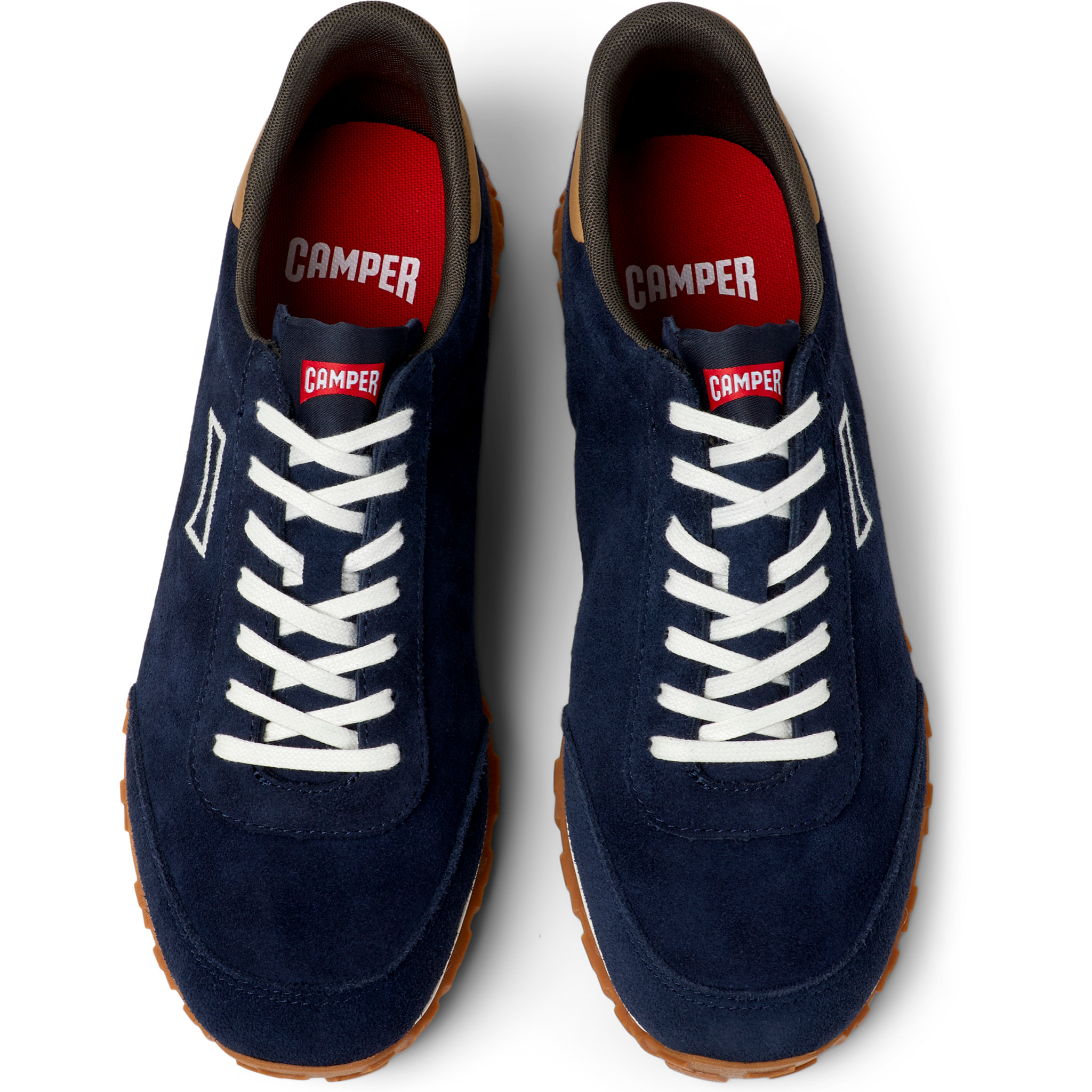 Zapatillas - CAMPER Drift Walk - Azul - Cuero de gamuza