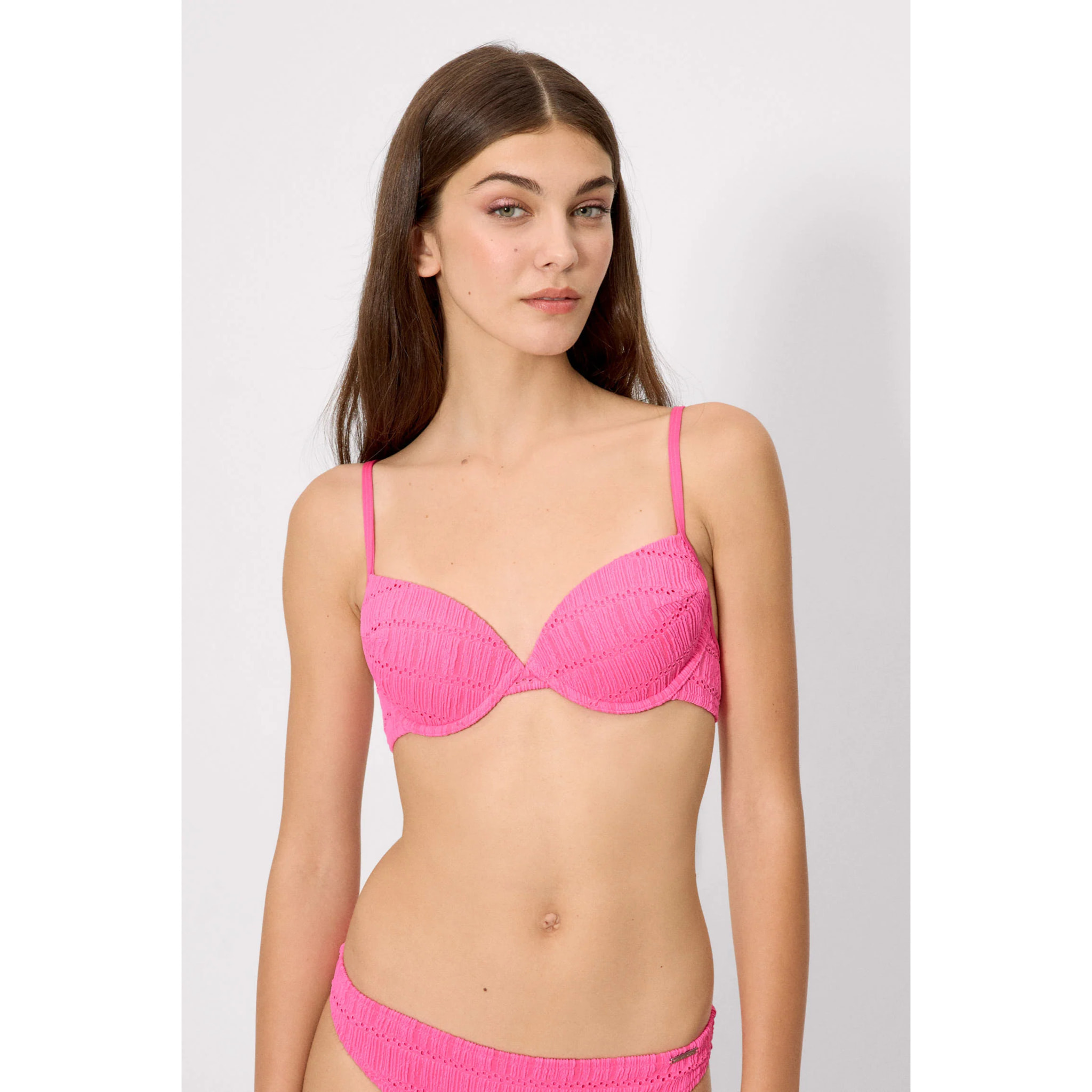 Top de bikini Rosa