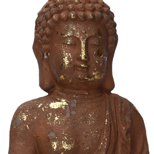 Buddha in resina bronzo cm28x19,5h38