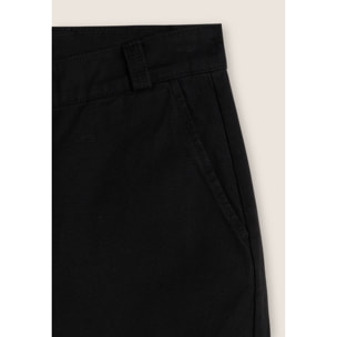 Pantaloni cropped slim fit in cotone