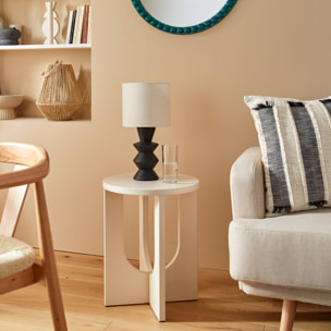 Lampe à poser "Yulia" noir H40cm