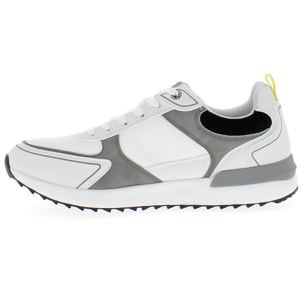 Armata di Mare Scarpe Uomo Sneakers Vintage Running con Soletta Rimovibile in Memory Foam AMU 1N947 Off White