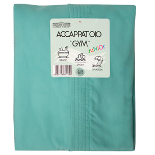 ACCAPPATOIO MICROFIBRA JUNIOR TURCHESE 4/6 ANNI