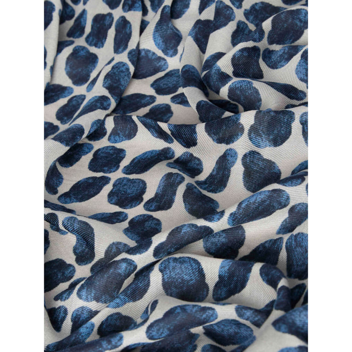 Elena Mirò - Stola stampata in modal - Blu