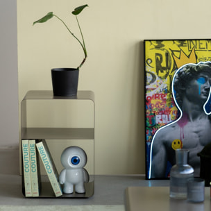 Table d'appoint Lounge taupe Kare Design