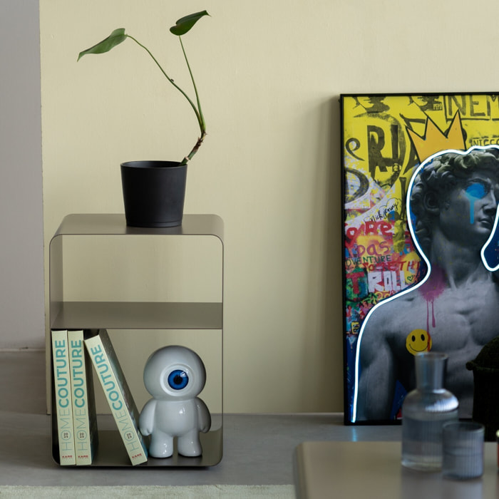 Table d'appoint Lounge taupe Kare Design