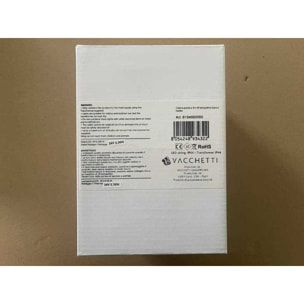 Catena in plastica da 5m con 10 lampadine a luce bianco freddo