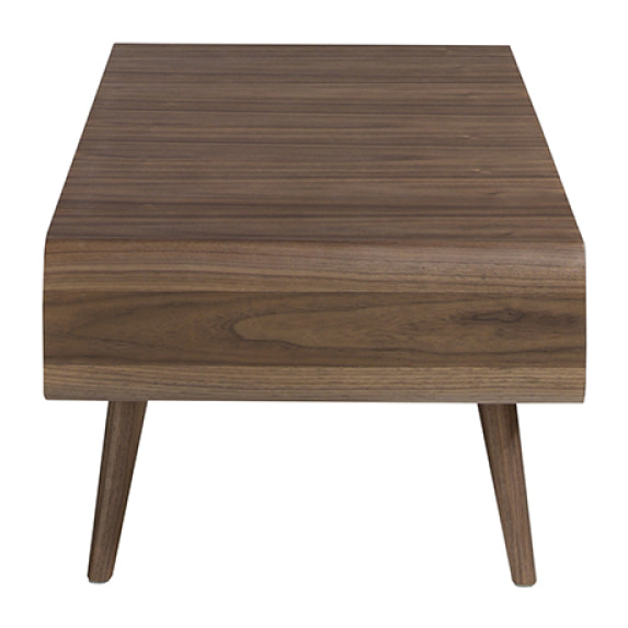 Mesa de centro de Angel Cerda de nogal 120x60x43cm