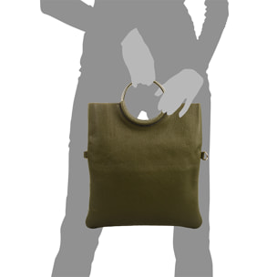 Corinna Borsa a tracolla Donna. Pelle autentica Dollaro