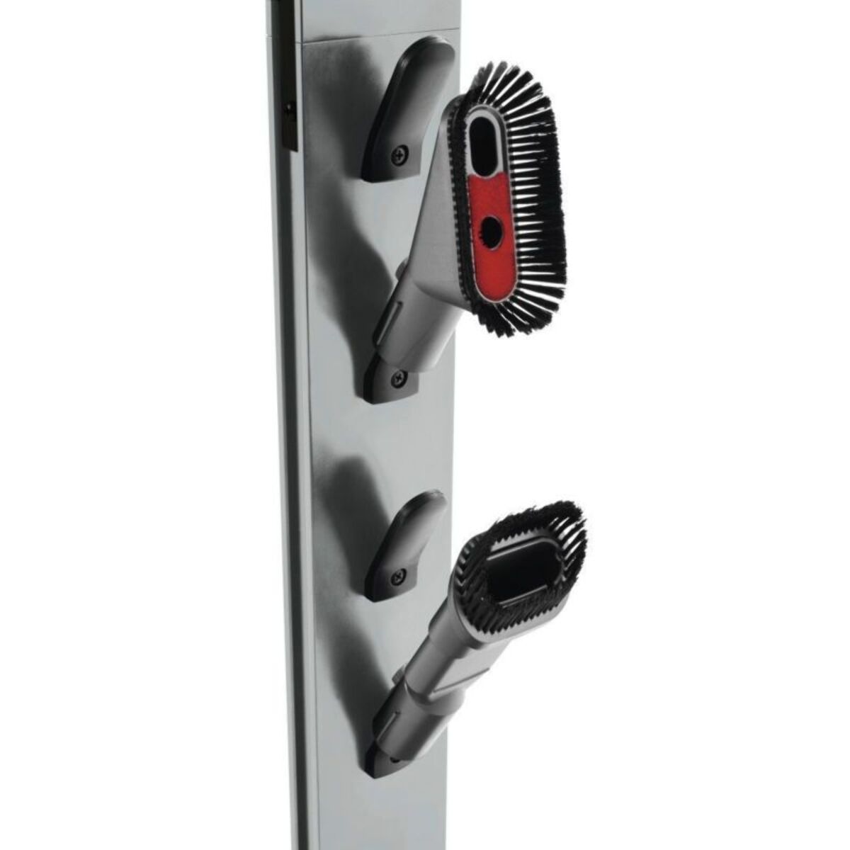 Support de rangement XAVAX Mural fixation universelle aspirateur balai argent