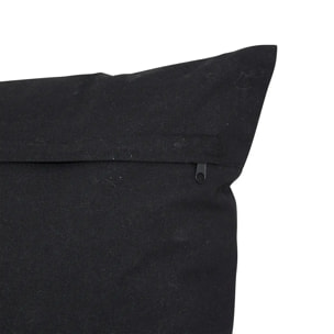 Coussin Kubus noir et blanc 45x45cm